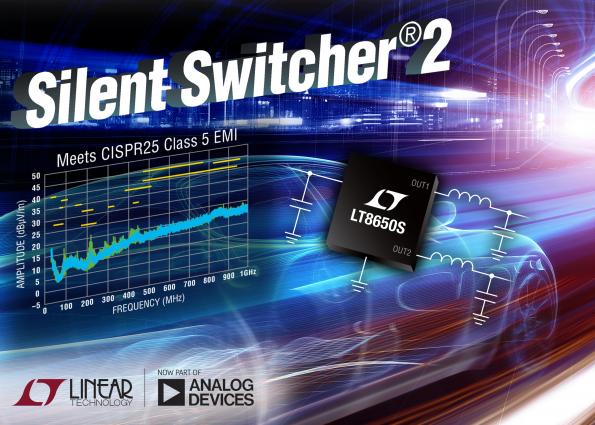 Régulateur Silent Switcher 2, abaisseur, synchrone, 42V 4A